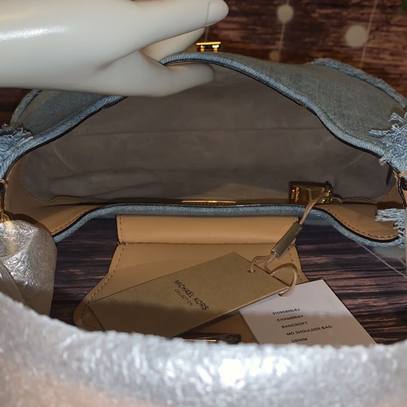 🌺 MICHAEL KORS COLLECTION 🌺 CHAMBRAY DENIM - Picture 7 of 8